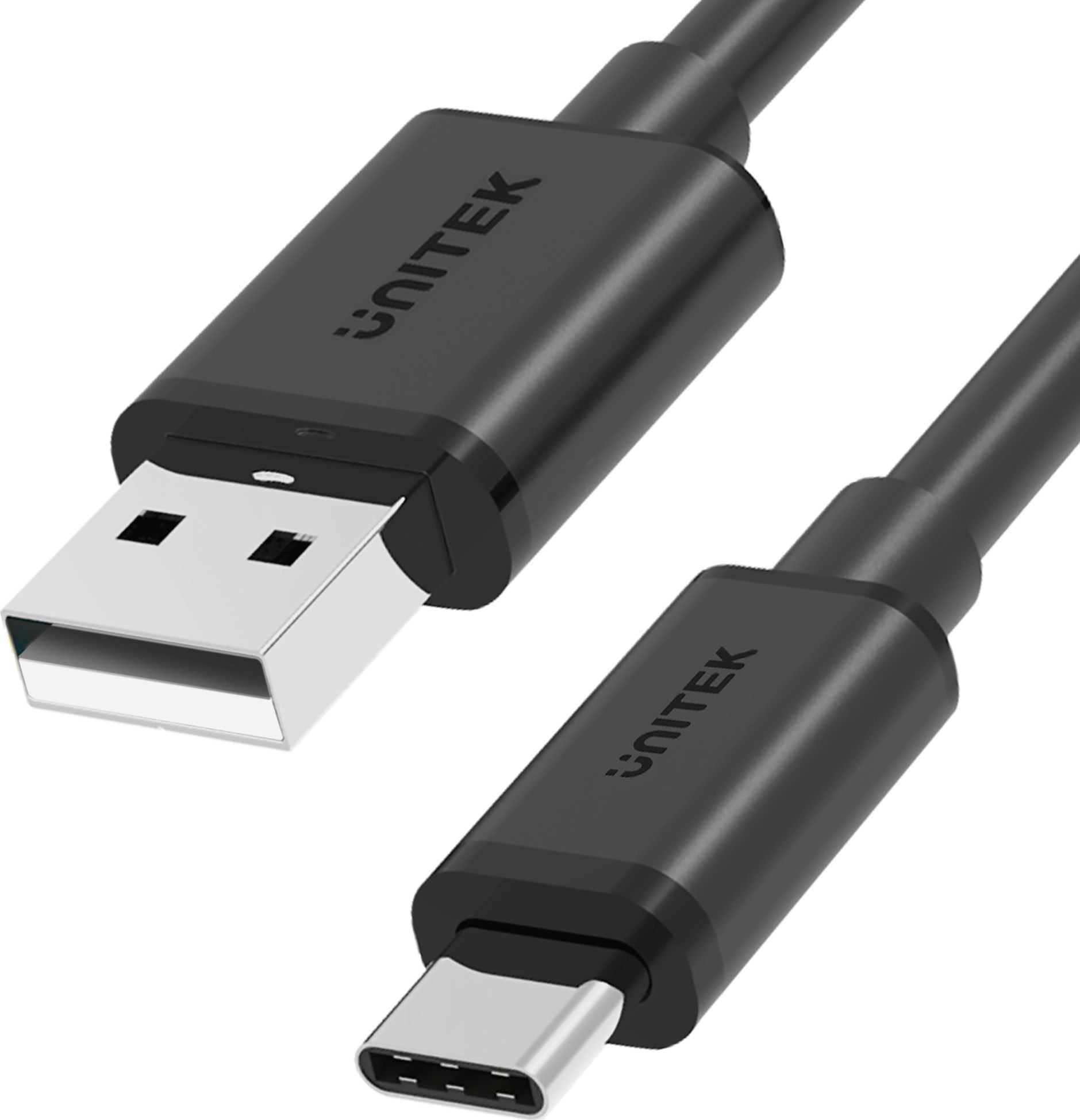 Cablu transfer date si incarcare, Unitek, Y-C481BK, USB 2.0 la USB-C 2.0, 0,5 m, Negru