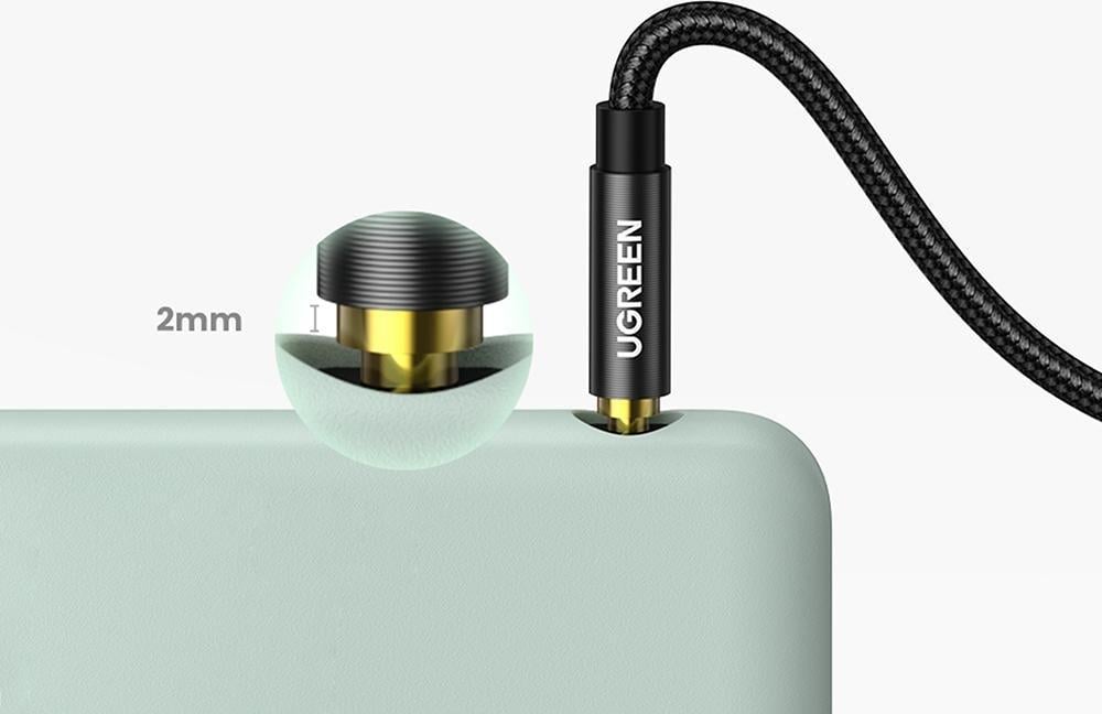 Cablu Ugreen Cablu audio Ugreen 2 x mini mufă 3,5 mm 0,5 m albastru (AV112)