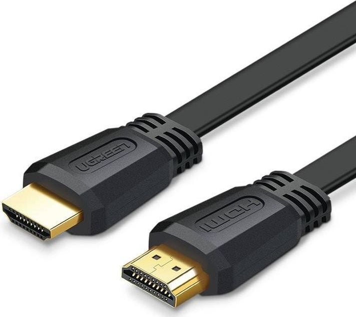 Cablu Ugreen Cablu Ugreen HDMI 2.0 4K 30 Hz 3D 18 Gbps 5 m negru (ED015 50821)