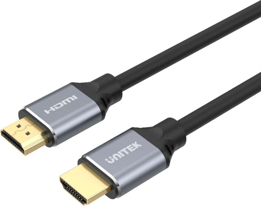 Cablu Unitek, C140w, 2x HDMI 19 pini, V2.1, 8K, UHD, 120 Hz, 5m, Negru