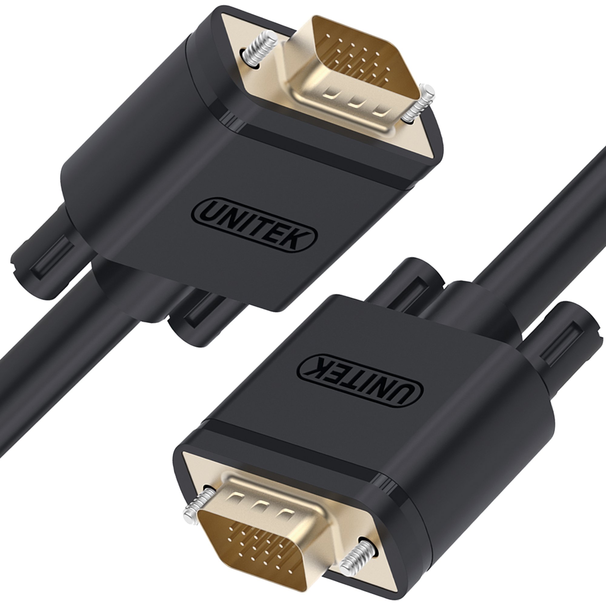 Cablu Unitek, Sub-D (VGA) - Sub-D (VGA), Negru