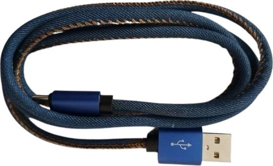 Cablu USB 2.0 to Type-C, 1m, Cablexpert, Premium denim