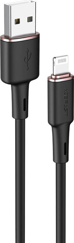 Cablu USB Acefast 1,2 m negru (6974316280682)