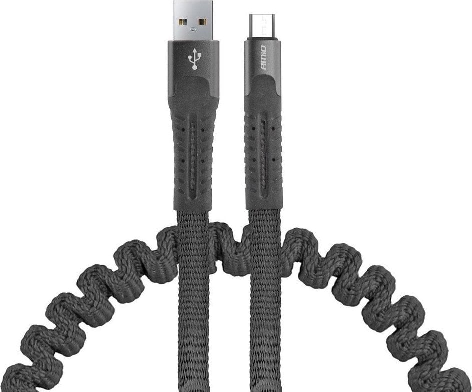 Cablu USB AMiO USB-A - microUSB 1,2 m Negru (AMI-02529)