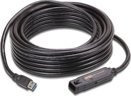 Cablu USB Aten USB-A - USB-A 10 m negru (UE3310-AT-G)