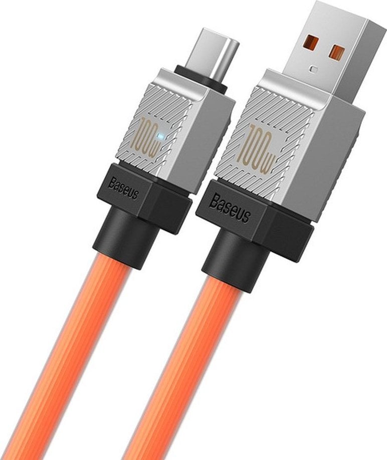 Cablu USB Baseus Cablu USB la USB-C Baseus CoolPlay 100W 1m (portocaliu)