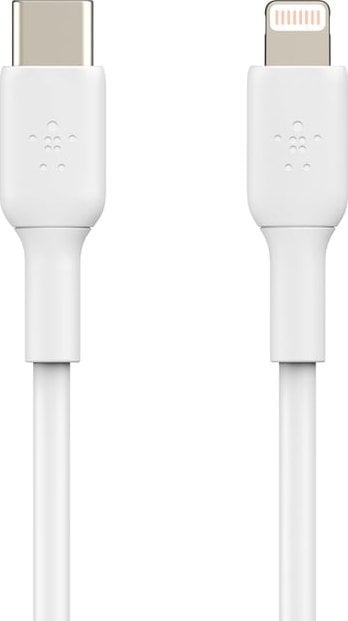 Cablu USB Belkin Cablu BoostCharge LTG/USB-C 2m alb