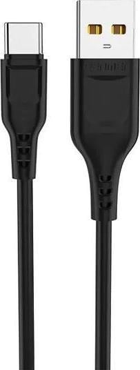 Cablu USB Denmen USB-A - microUSB 2 m Negru (D23V)