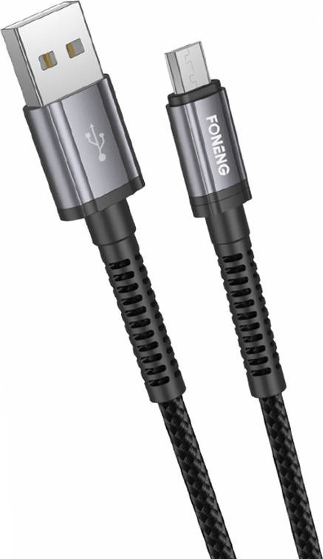 Cablu USB Foneng Cablu USB la Micro USB Foneng X83, 2.1A, 1m (negru)