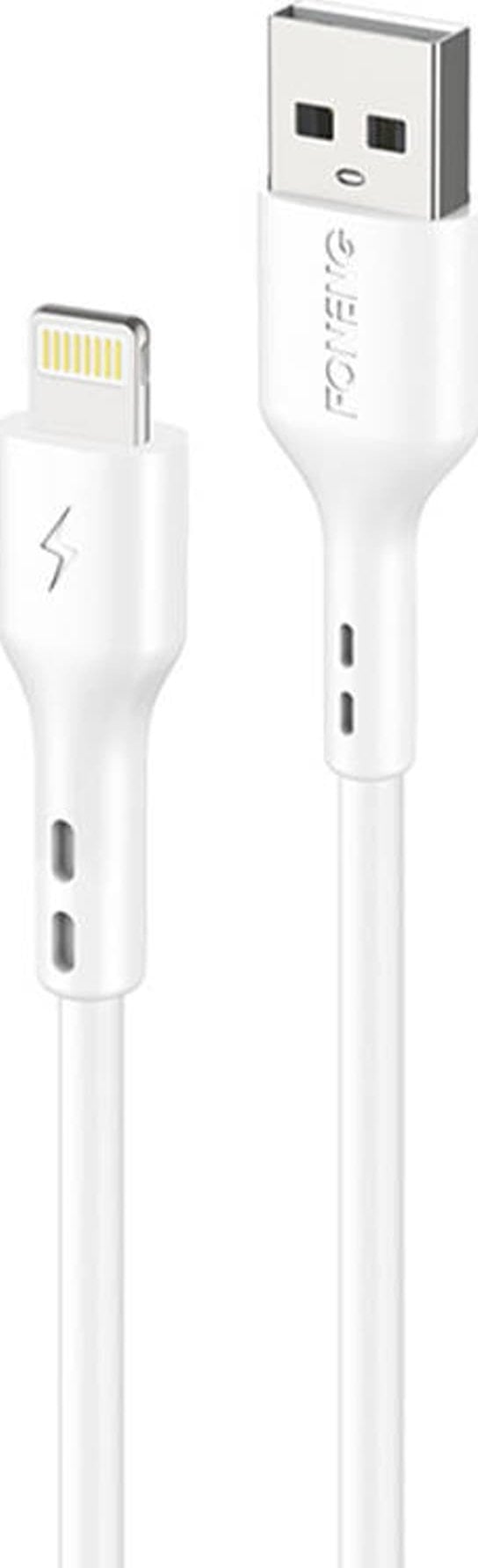 Cablu USB Foneng Cablu USB pentru Lightning Foneng X36, 2.4A, 2m (alb)