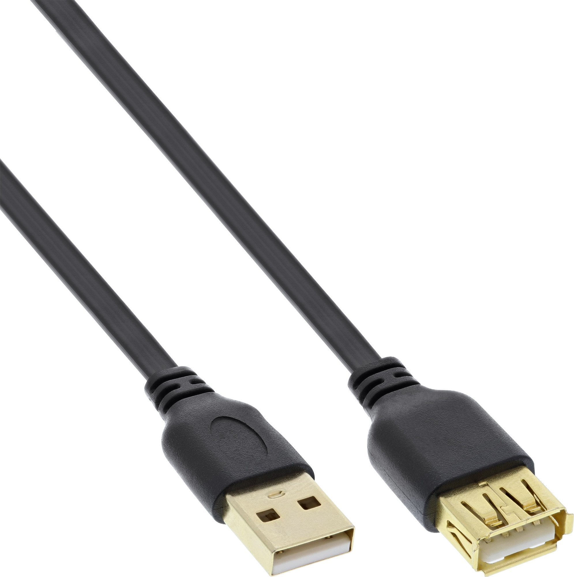 Cablu USB InLine USB-A - USB-A 1,5 m Negru (34615F)