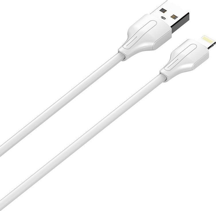 Cablu USB LDNIO Cablu USB la Lightning LDNIO LS540, 2.4A, 0.2m (alb)