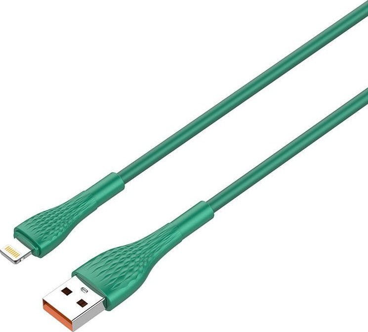 Cablu USB LDNIO LDNIO LS672 Cablu USB-A/Lightning 30W, 2m verde