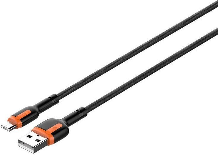 Cablu USB LDNIO USB - Cablu micro USB LDNIO LS531 1m (gri portocaliu)