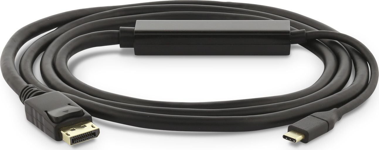 Cablu USB LMP USB-C - 1,8 m negru (LMP-USBC-DPC-B)