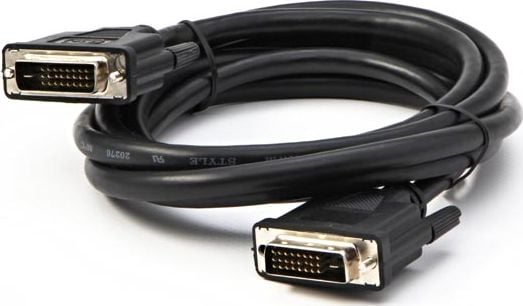 Cablu USB Logo Cablu DVI-D (dual link), 24+1M-24+1M, 2mm, protejat, Logo, blister