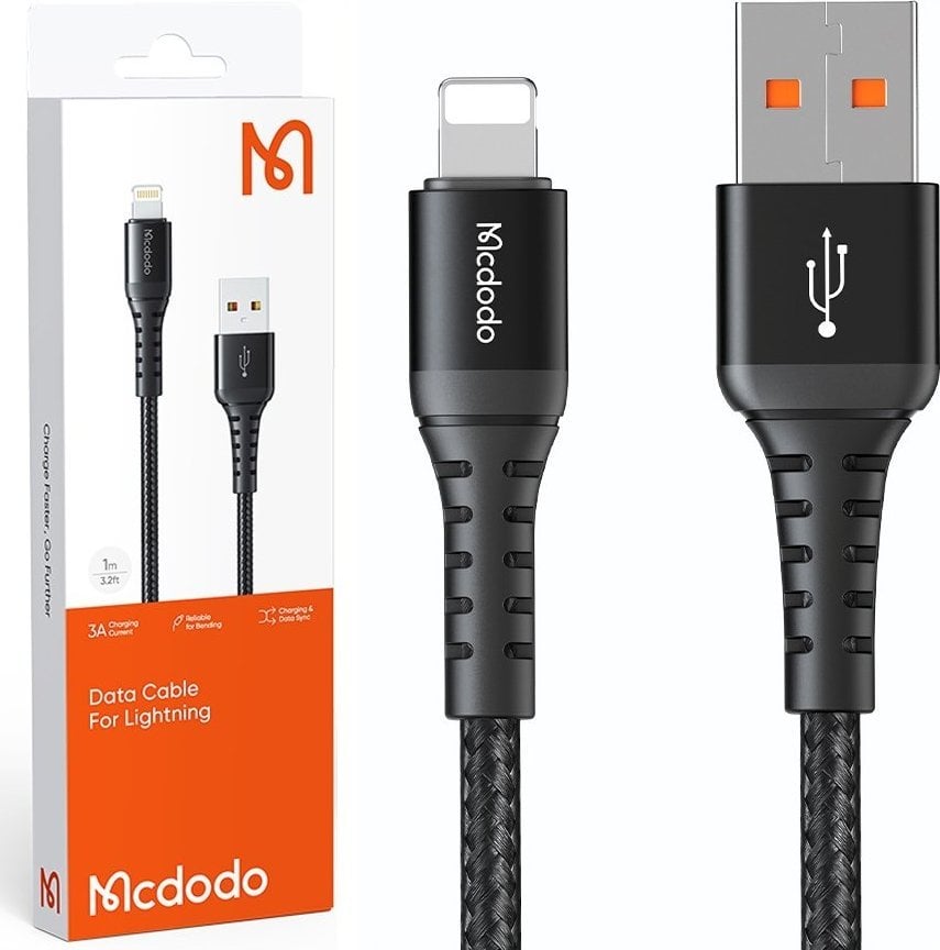 Cablu USB Mcdodo Cablu Lightning Mcdodo CA-2260, 0,2 m (negru)