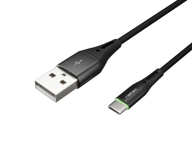 Cablu USB Natec USB-A - USB-C 1 m Negru (NKA-1957)