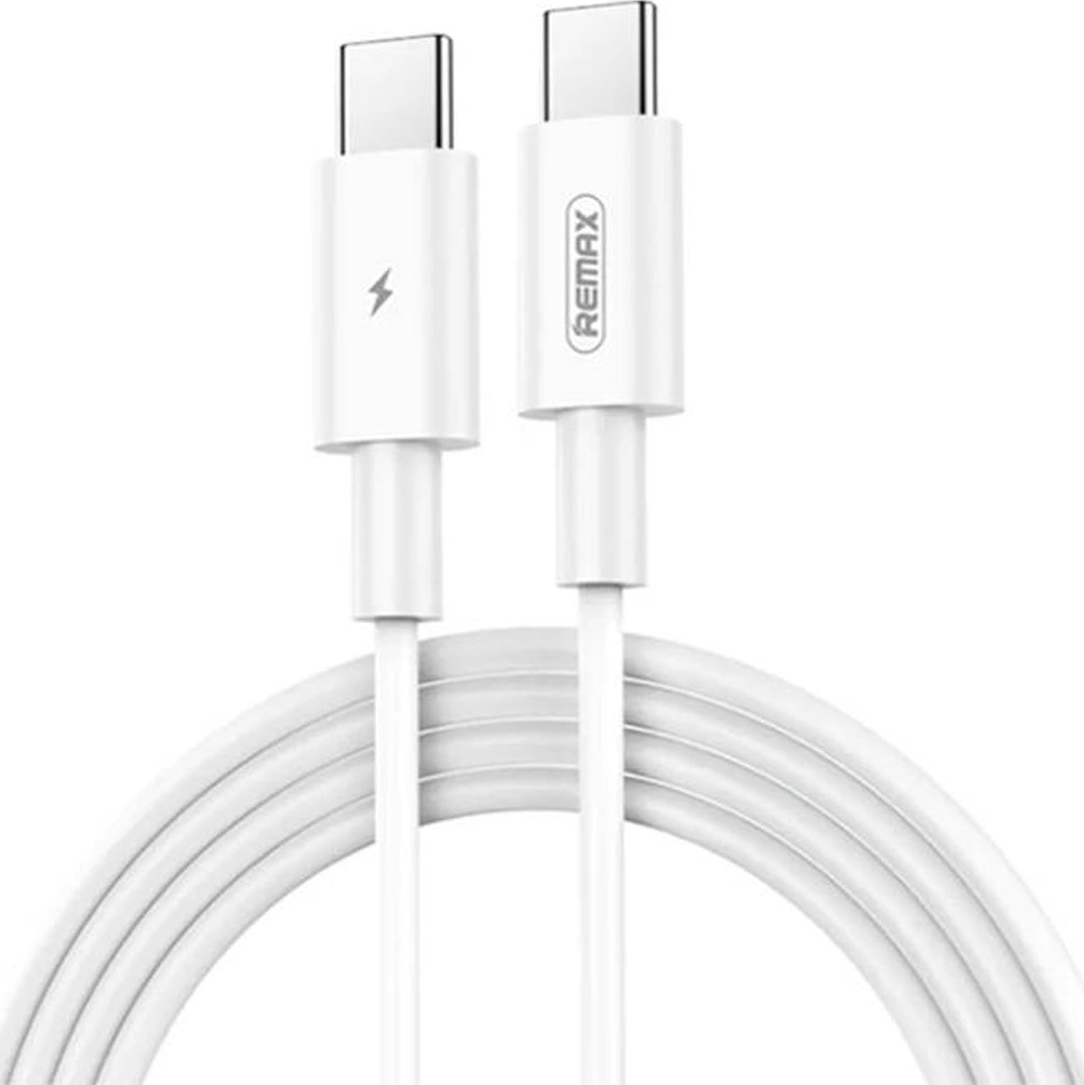 Cablu USB Remax Cablu USB-C la USB-C Remax Marlik, 1m, 100W (alb)