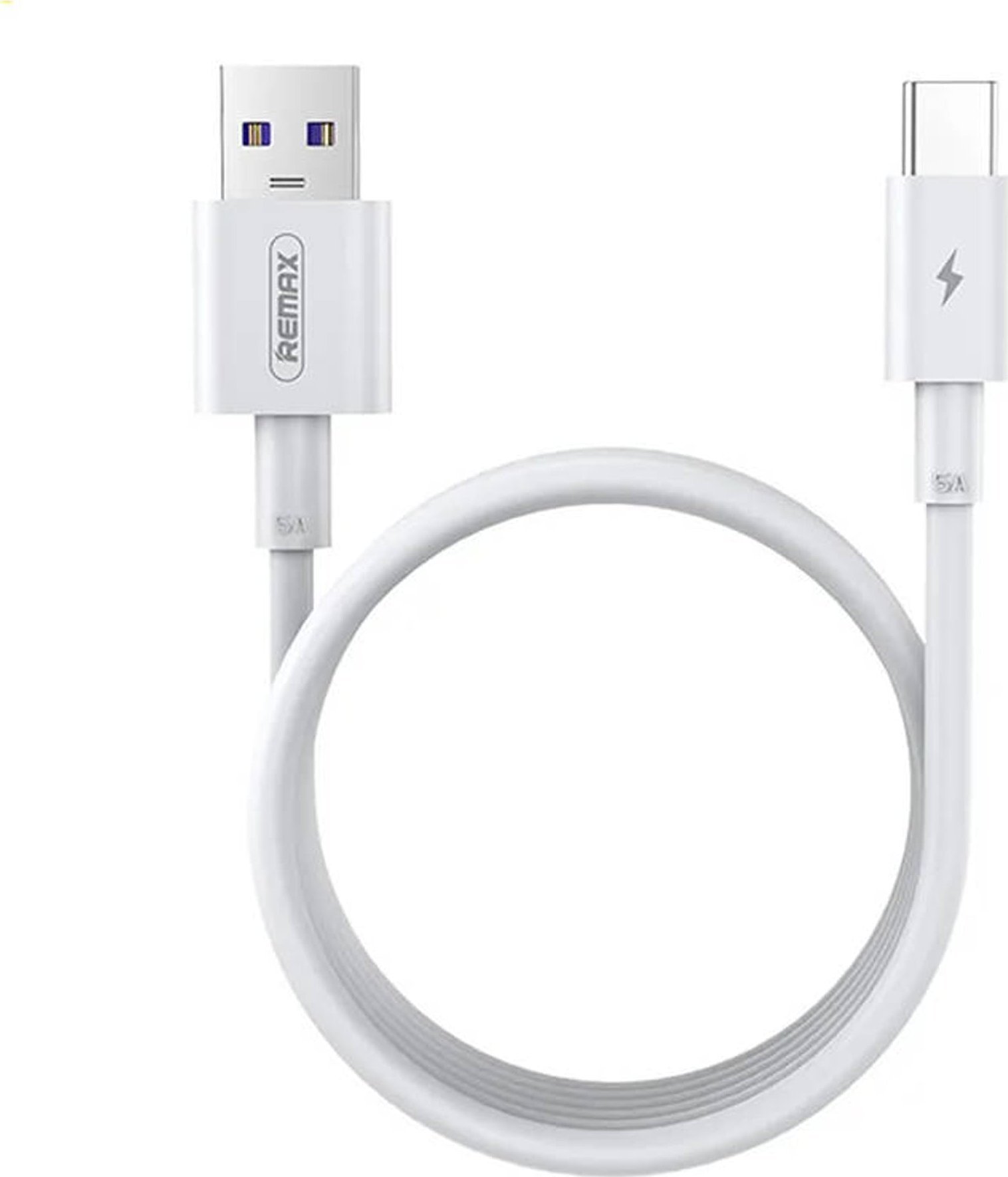 Cablu USB Remax Cablu USB-C Remax Marlik, 5A, 1m (alb)