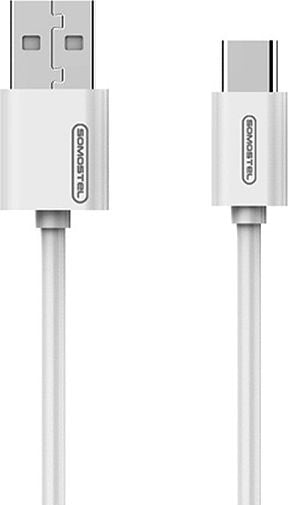 Cablu USB Somostel USB-A - 1,2 m alb (27233)