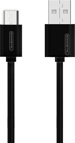 Cablu USB Somostel USB-A - microUSB 1,2 m Negru (27230)