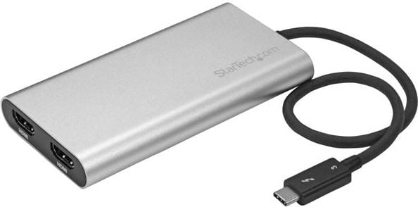 Cablu USB StarTech TB32HD2, Thunderbolt 3 - 2x HDMI