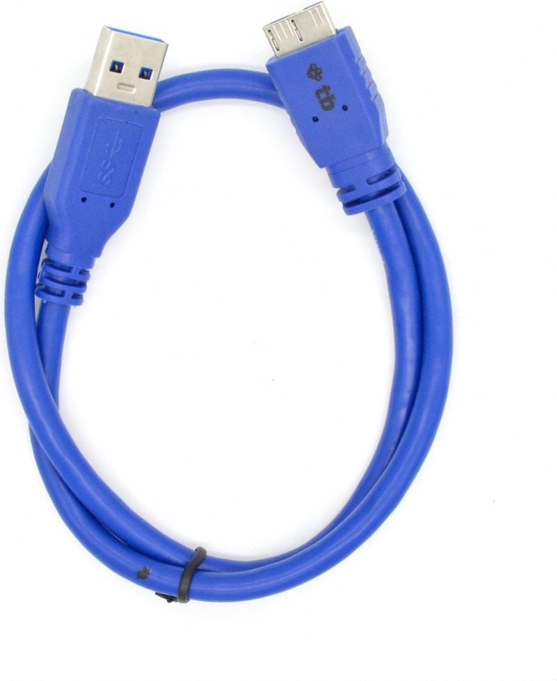 Cablu USB TB Print USB-A - micro-B 1 m Albastru (AKTBXKU23BA100N)