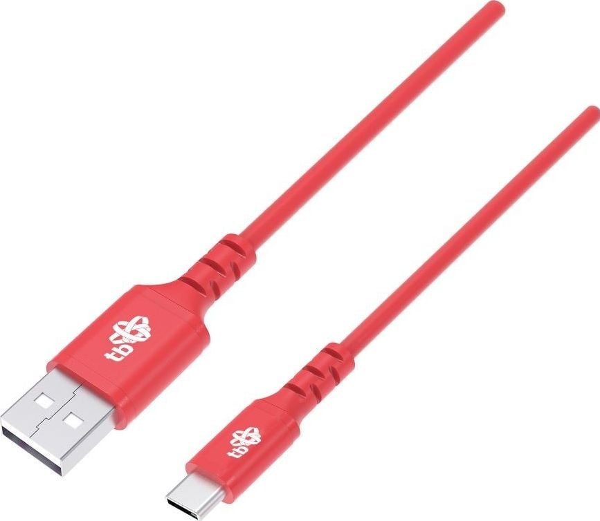 Cablu USB TB Print USB-A - USB-C 1 m Roșu (1_742416)