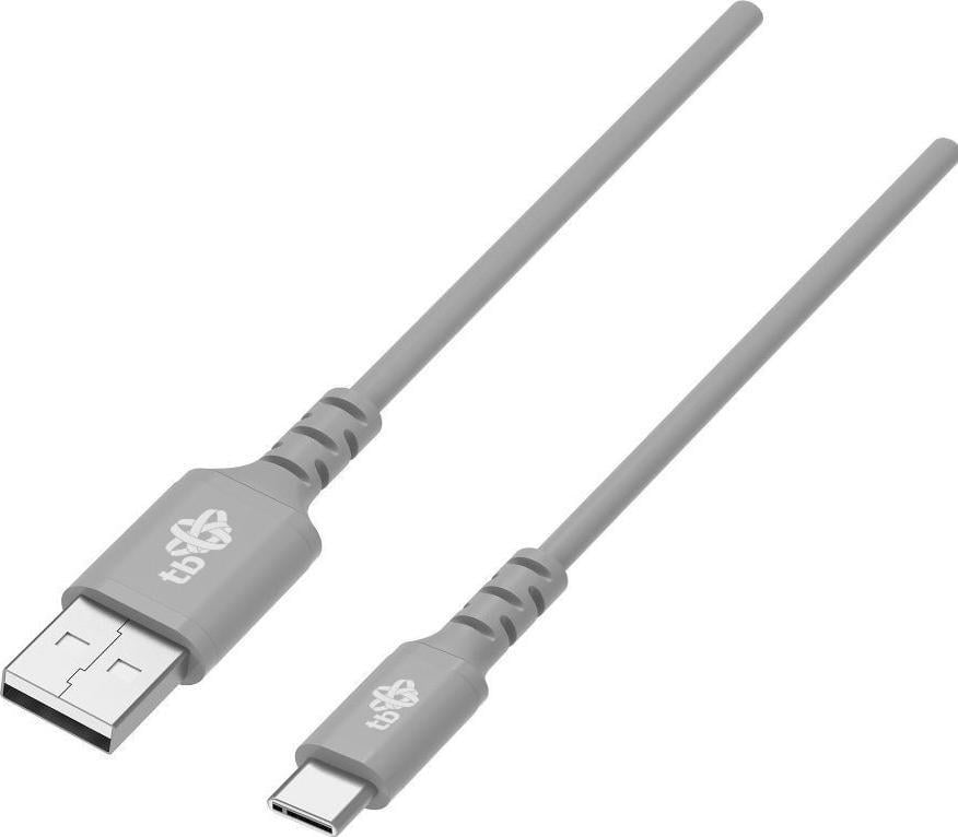 Cablu USB TB Print USB-A - USB-C 2 m Gri (1_798075)