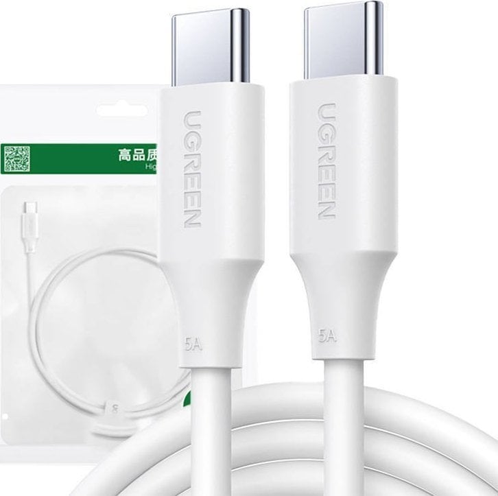 Cablu USB Ugreen Cablu USB-C la USB-C UGREEN 15172 (alb)