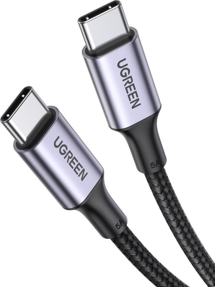 Cablu USB Ugreen Cablu USB-C la USB-C UGREEN US316, 100W, 1m (negru)
