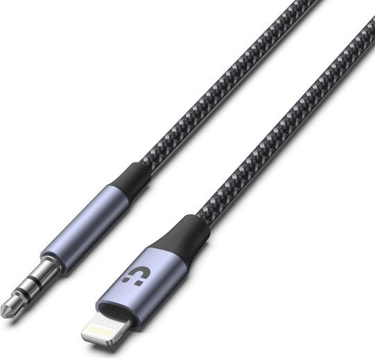 Cablu USB Unitek Lightning - mini mufă 3,5 mm 1 m negru (M1209A)