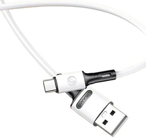 Cablu USB Usams USB-A - USB-C 1 m alb (69873-uniw)