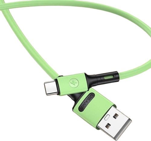 Cablu USB Usams USB-A - USB-C 1m verde (69875-uniw)