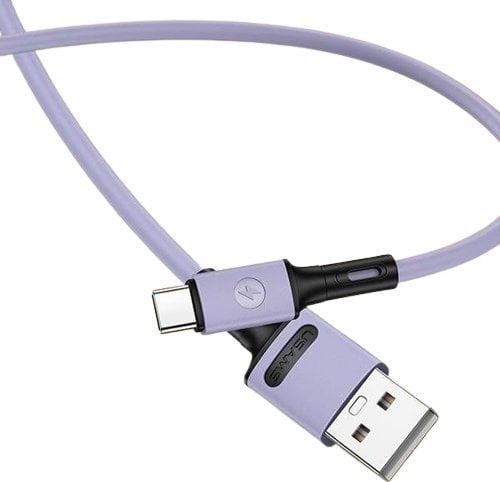 Cablu USB Usams USB-A - USB-C 1m violet (69874-uniw)