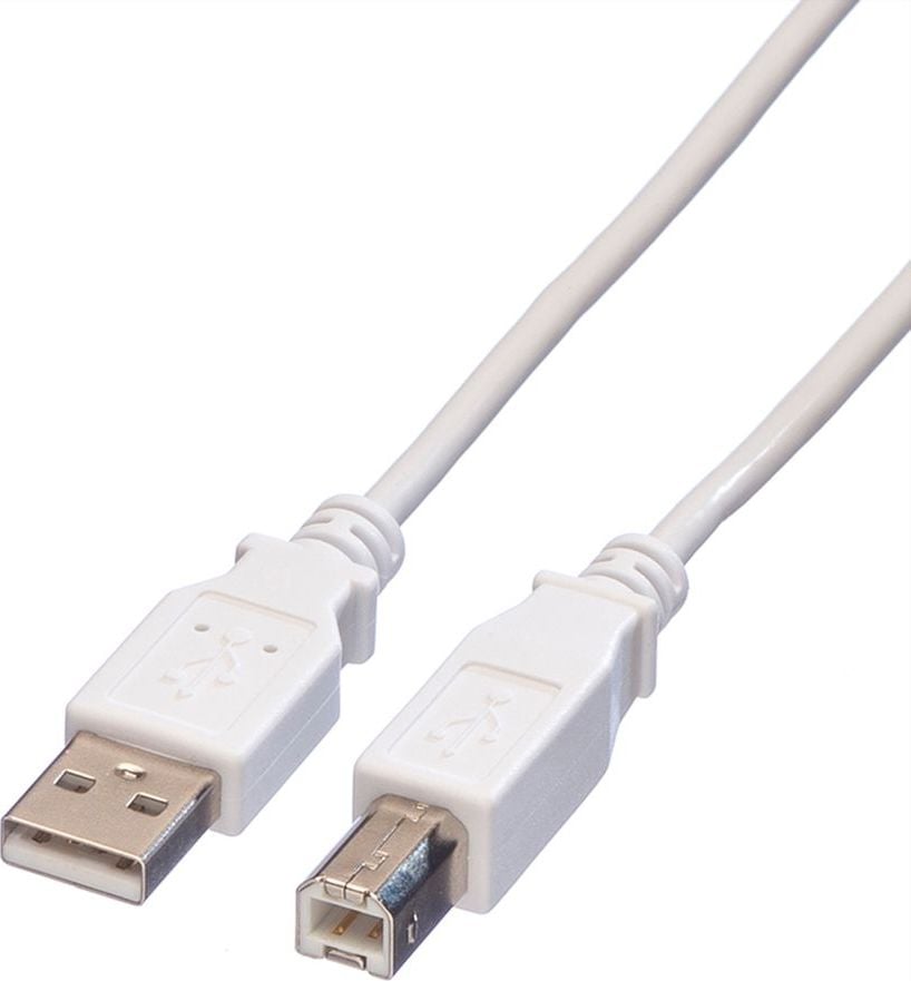 Cablu USB Value USB-A - 1,8 m alb (JAB-756659)