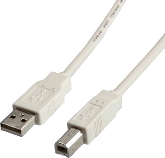 Cablu USB Value USB-A - 4,5 m alb (11.99.8841)