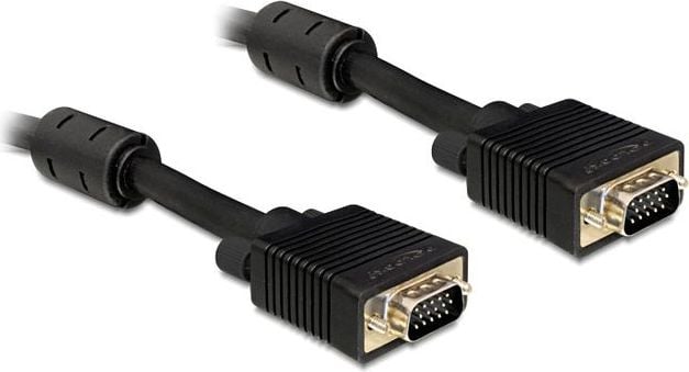 Cablu VGA 15T-15T ecranat 10m, Delock 82560