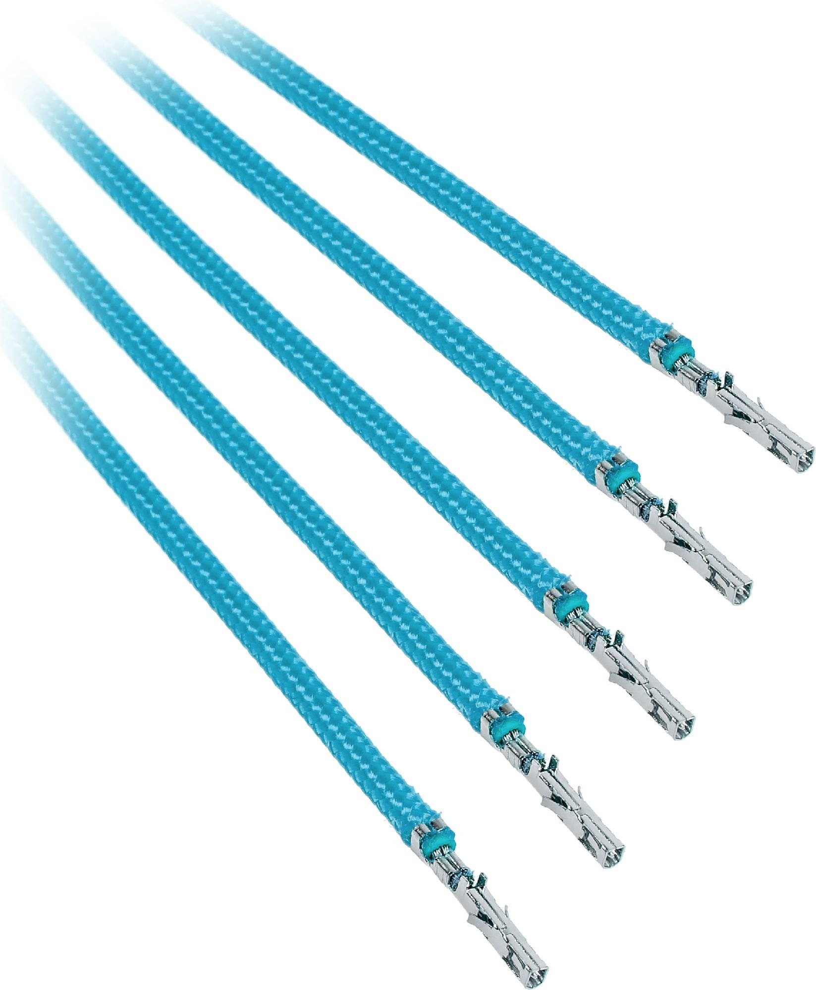 Cabluri BitFenix ​​fără conectori, 0,2 m, albastru deschis (BFX-ALC-20CMLSB-RP)