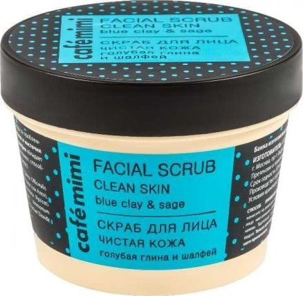 Cafe Mimi Facial Scrub Ten purificat, 110 ml