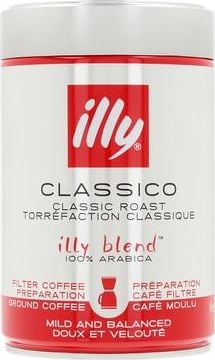 Cafea macinata illy Caffe Filtro, 250 gr