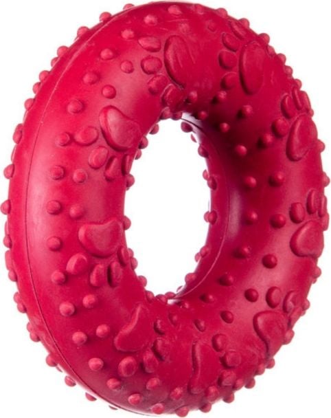 câine inel de jucărie roșu de 9 cm