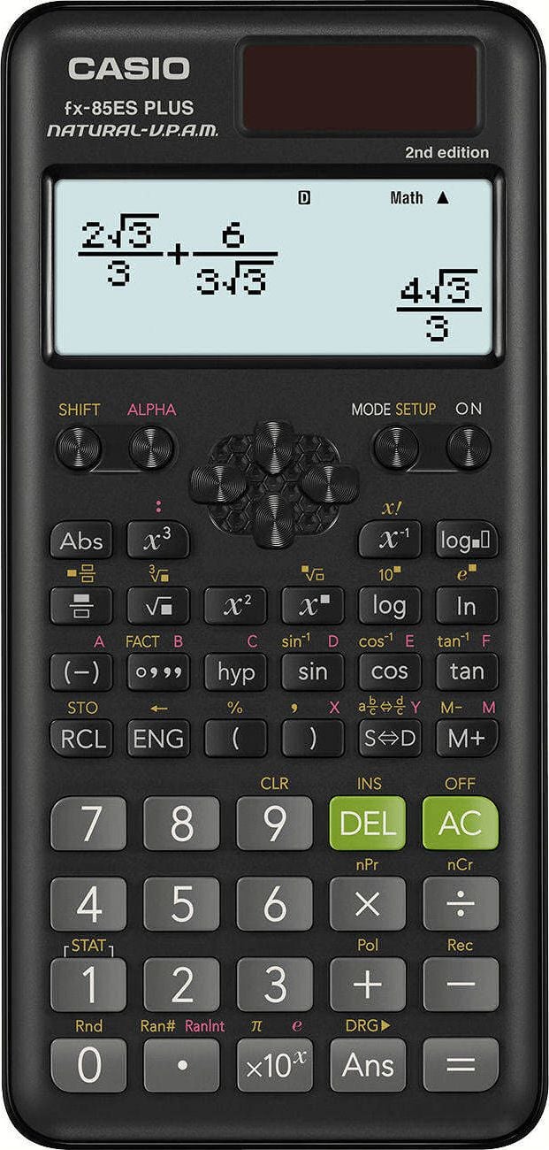 Calculator Casio negru (FX-85ESPLUS-2-SETD)