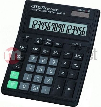 Calculator Citizen de birou cu 16 digiti SDC664S