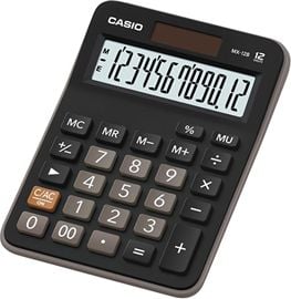 Calculator de birou Casio MX-12B, 12 digits, Negru