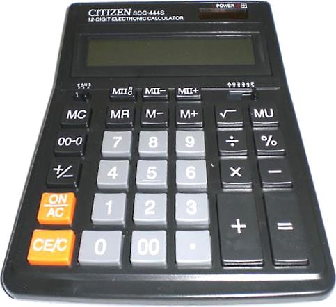 Calculatoare de birou - Calculator de birou Citizen SDC-444S, 12digit