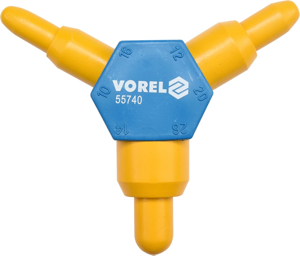 Calibrator pentru instalatii Vorel 55740, compatibil cu conducte cu diametrul 10x16/12x20/14x26mm