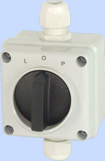 Cam L-0-P 3P 12A IP65 E12-43 arc în carcasă (921243)