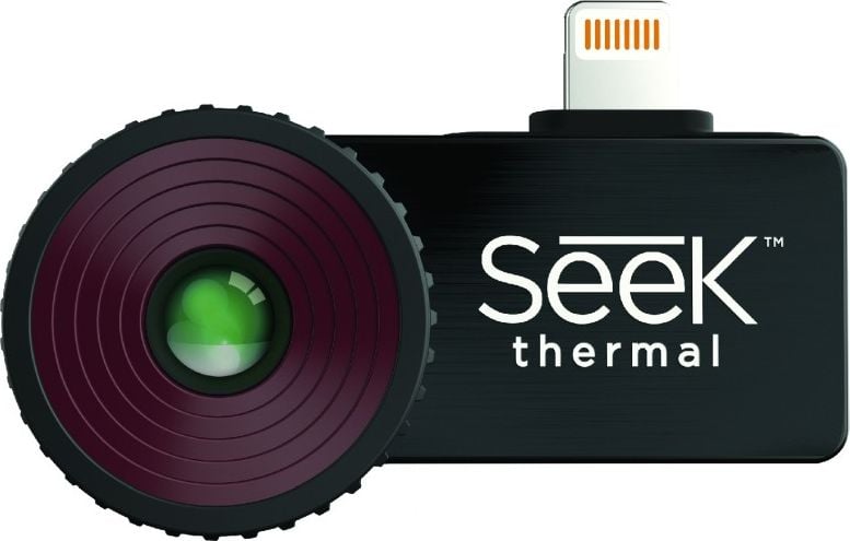 Alte gadgeturi - Camera cu termoviziune Seek Thermal Compact Pro, 9 Hz, compatibila iOS (mufa Lightning)